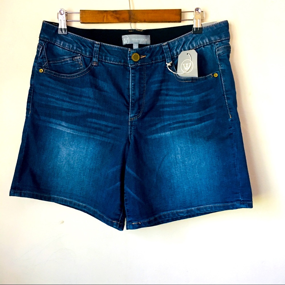 NWT Wit & Wisdom Jean shorts Sz 12